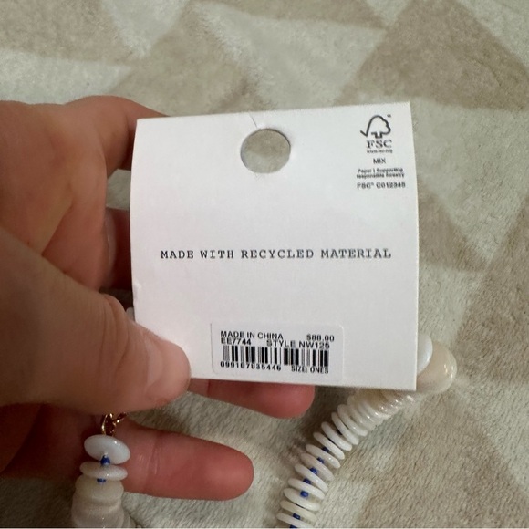 Madewell Beaded Fish Statement Necklace - Picture 4 of 4